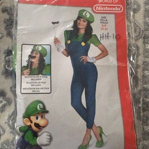 Luigi Adult Woman Halloween Costume